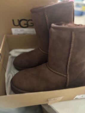 UGG Brown Rubber Sole Boots